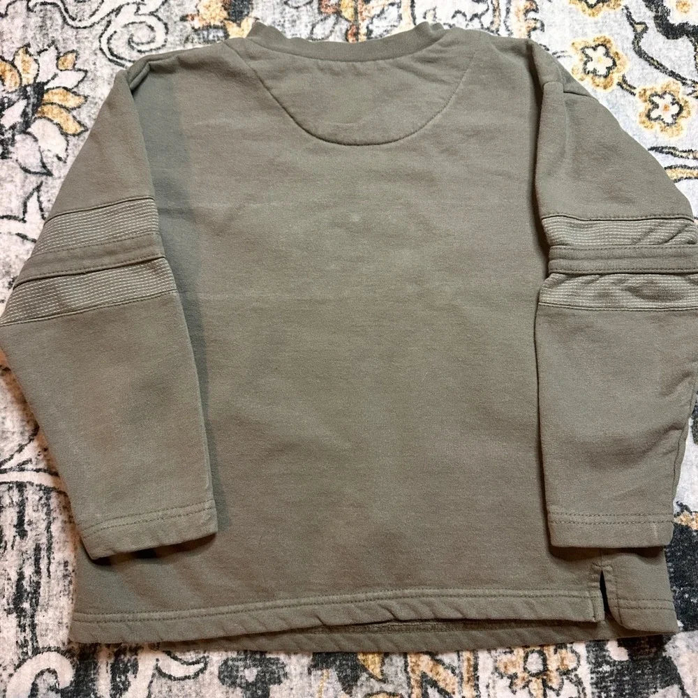 Vintage The Children's‎ Place Sport Sweatshirt Olive Green Youth 6X/7